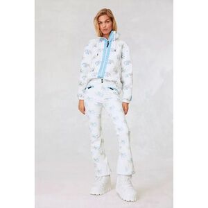 NWT BOGNER X LoveShackFancy Blue Ireen Ski Pants - Size US 8